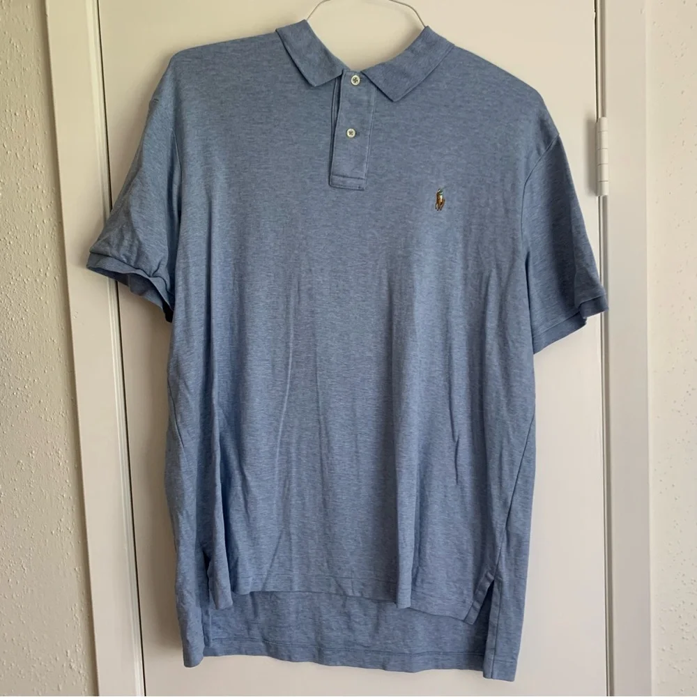 Ralph Lauren Light Blue Polo Shirt - Picture 2 of 4